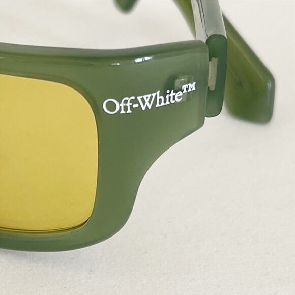 Off-White Men’s Bologna Sunglasses in 5518 Sage Green  Sunglasses NIB - Picture 14 of 16